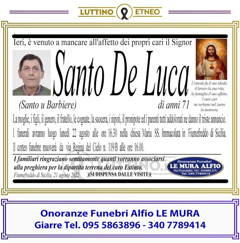 Santo De Luca